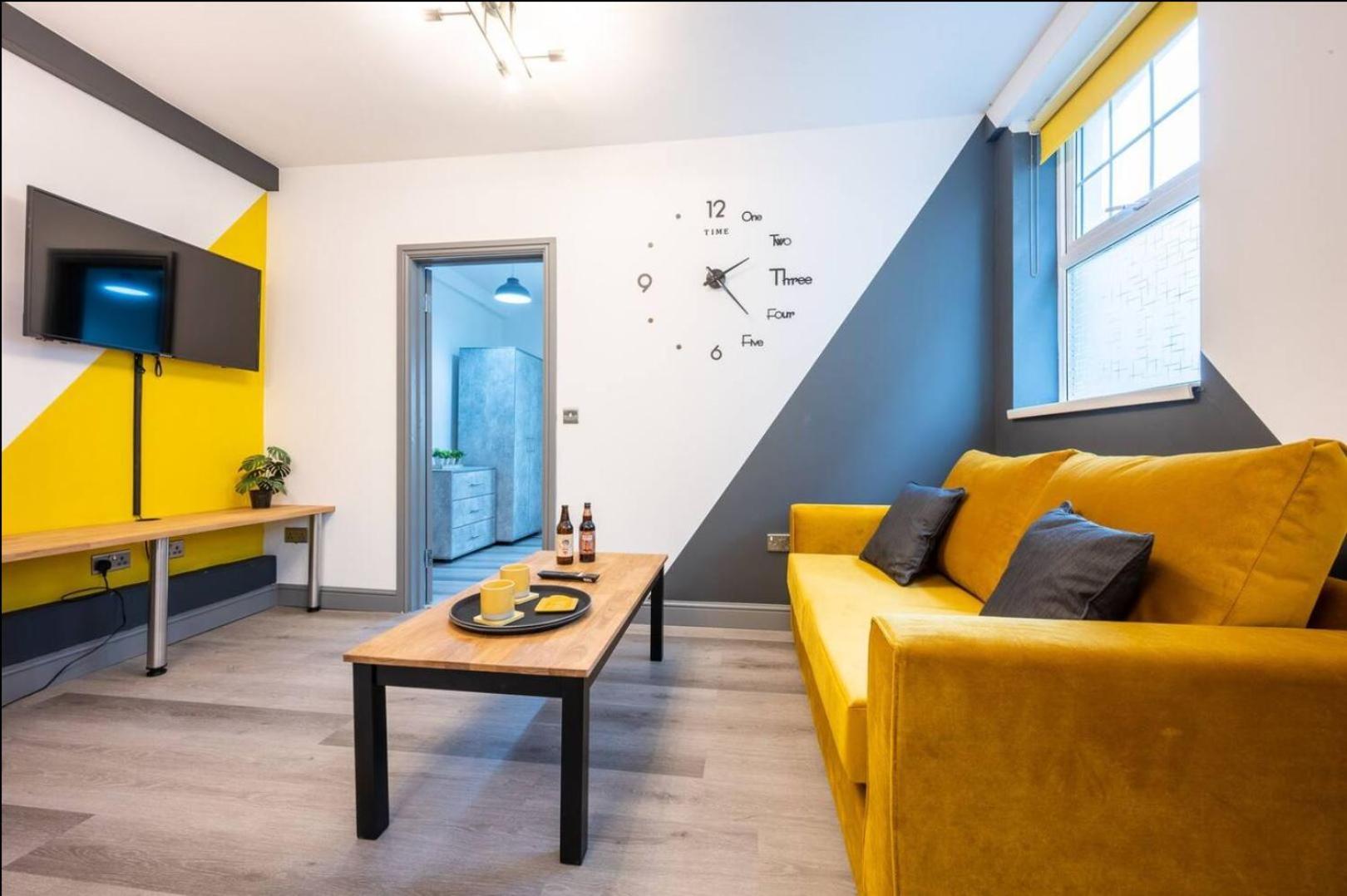 Stunning One Bedroom Apartments Near Shops & Central Cardiff Exterior foto